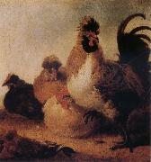 Aelbert Cuyp, Rooster and Hens